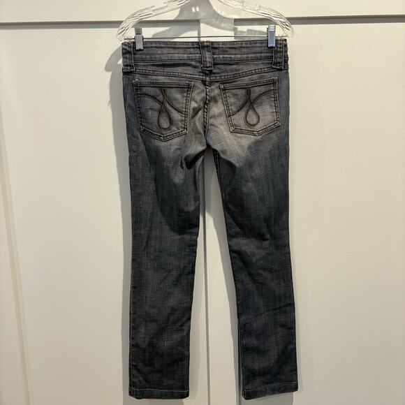 Vintage‎ Y2K Juicy Couture Flare Jeans 90s 00s Size 27 Blue Low Rise USA - Picture 8 of 14